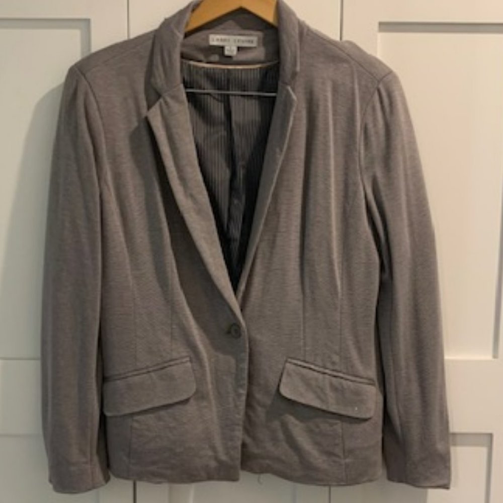 Blue-Grey (Striped) Stretch Blazer